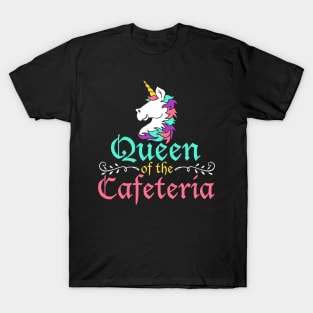 Queen of Cafeteria - Funny Lunch Lady Squad Gift T-Shirt